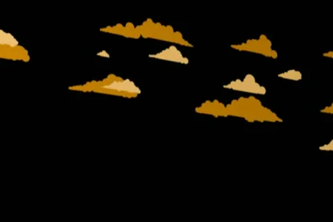 Sunset City Motion Design Element 03 Stock Footage 10873533