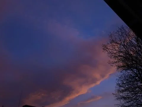 Sunset in the city Stock Photos