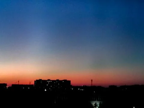 Sunset in the city Stock Photos