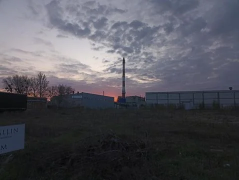 Sunset in the city Stock Photos