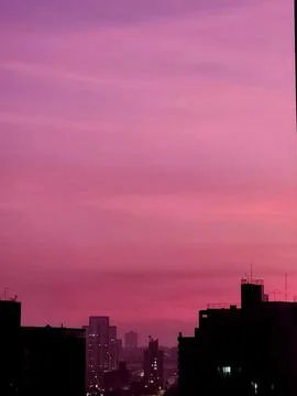 Sunset in the City Stock Photos
