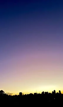 Sunset in the City Fotos de archivo