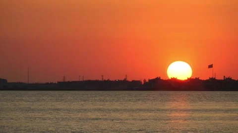 Sunset in the City -Time Lapse Stock Footage 51770759