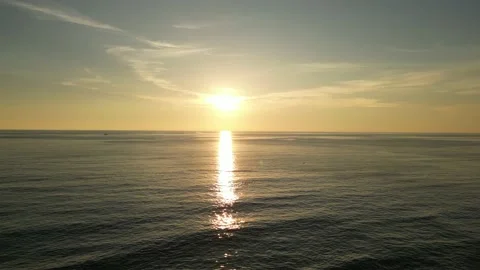 Sunset at Cleopatra beach. With Drone Video stock 234135879