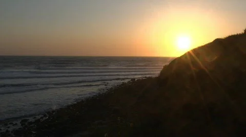 Sunset cliff Stock-Footage 678917