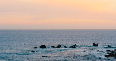 SUNSET CLIFFS BEACH 库存影片 283497490