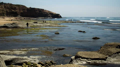 Sunset Cliffs Beach Time Lapse Day 動画素材 22927935