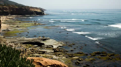 Sunset Cliffs Beach Time Lapse 動画素材 22928250