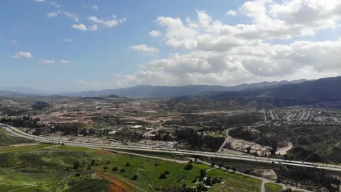Sunset Cliffs San Deigo Beach CA Aerial Coast Shot of the Pacific Ocean Stock Footage 153762630