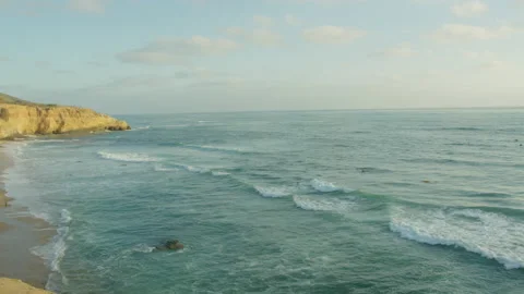 Sunset Cliffs in San Deigo Video stock 188927713