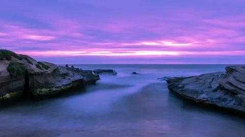Sunset Cliffs San Diego Stock Photos