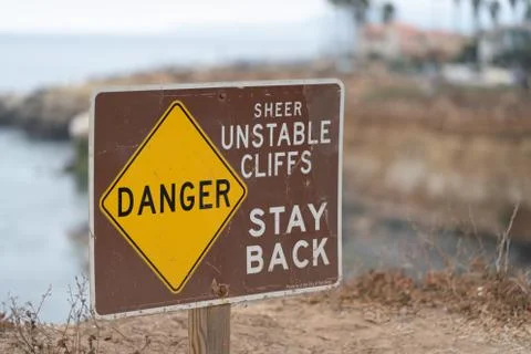 Sunset Cliffs signs Stock Photos