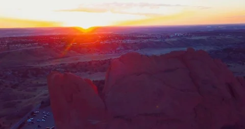 Sunset by the Cliffside2(Color Corrected) 스톡 동영상 98667997