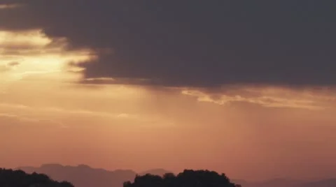 Sunset close timelapse Stock Footage 21253202