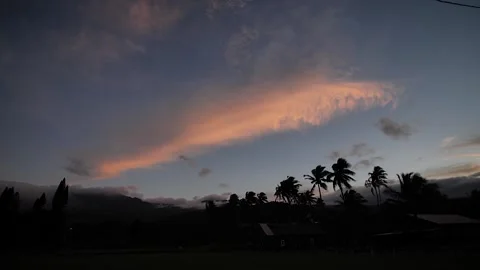 Sunset cloud 69 Stock Footage 155495023