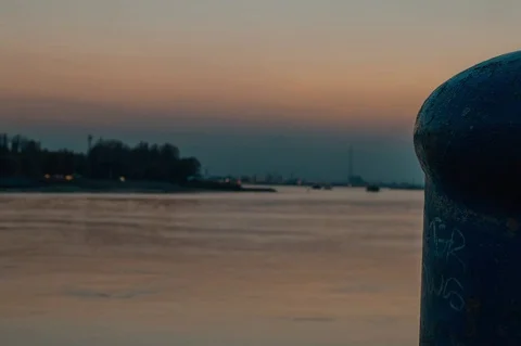 Sunset Cloud and Water Timelapse Stock Footage 74709428