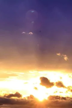 Sunset cloud dark sunset cloud dark ,model released, Symbolfoto Copyright:... Stock Photos