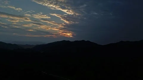 Sunset Cloud Delay Stock Footage 282239758