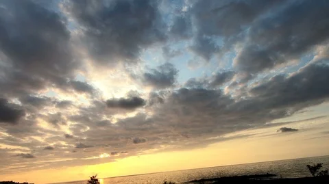 Sunset cloud 库存影片 95395700