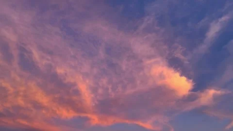 Sunset cloud panorama cinematic sky Stock Footage 323726071