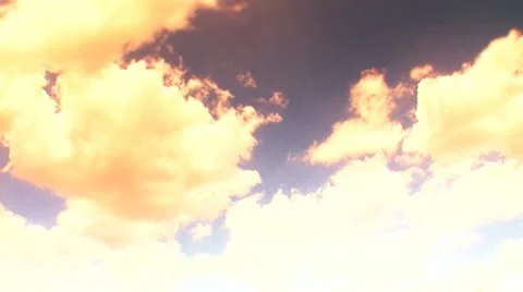 Sunset Cloud Time Lapse  5 Stock Footage 12367640