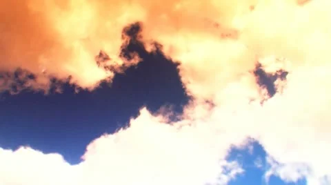 Sunset Cloud Time Lapse  6 動画素材 12367695