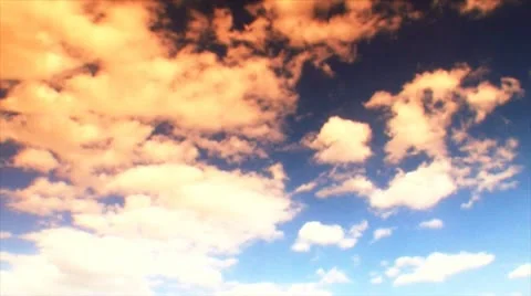Sunset Cloud Time Lapse  8 Stock-Footage 12367800