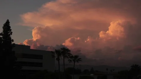 Sunset Cloud Time Lapse Video stock 81970575