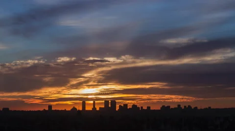 Sunset Cloud Timelapse 01 UHD 4k Stock Footage 48593579