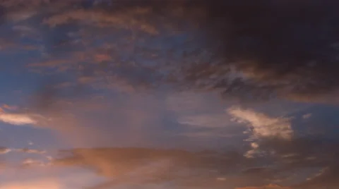 Sunset Cloud Timelapse 02 UHD 4k Stock Footage 48593941