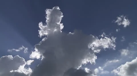 Sunset cloud timelapse Video stock 21245744