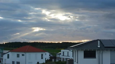 Sunset Cloudrunning 스톡 동영상 155796520