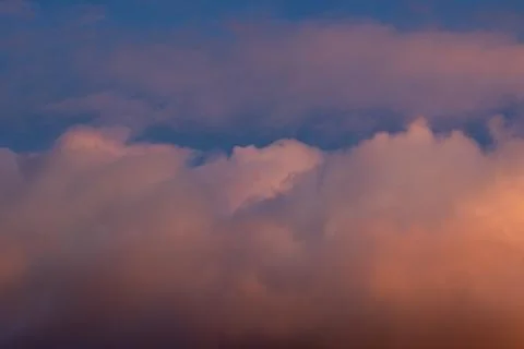Sunset Clouds Abstract Фото