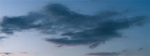 Sunset Clouds Anamorphic Timelapse Stock Footage 139509244