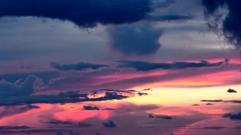 Sunset, Clouds and Storm 動画素材 40603491