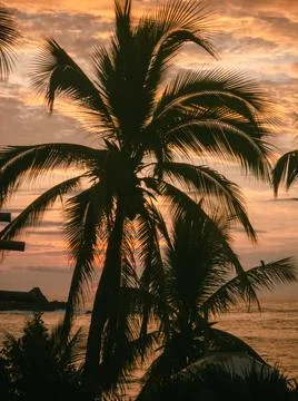 Sunset clouds beach Stock Photos