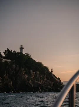 Sunset clouds beach Stock Photos