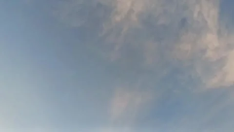 Sunset clouds in evening sky Stock Footage 332160413
