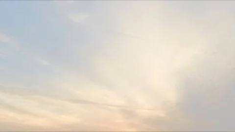 Sunset Clouds Float On the Sky Timelapse 스톡 동영상 79807888