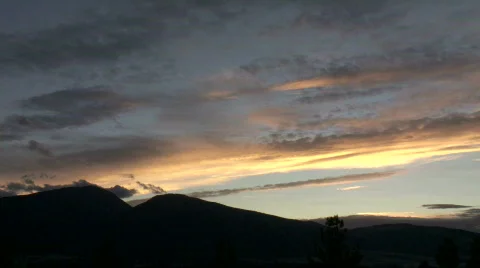 Sunset clouds Stock Footage 875664