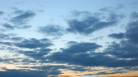 Sunset clouds Video stock 2001274