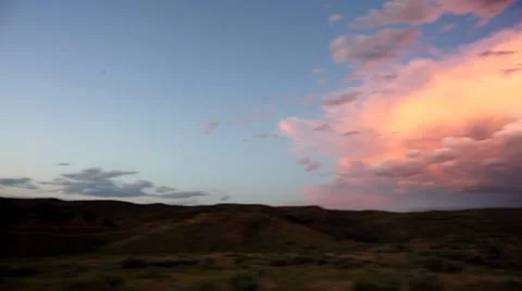 Sunset clouds Stock Footage 8778095