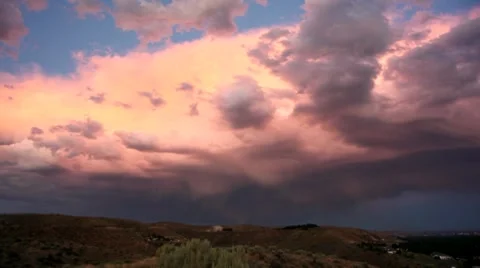 Sunset Clouds Stock Footage 8778224