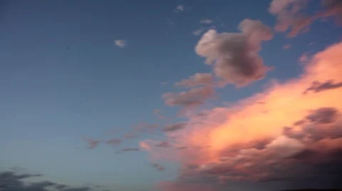 Sunset Clouds Stock Footage 8778277