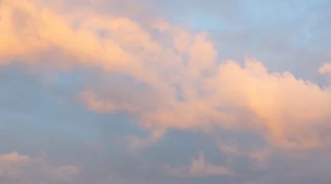 Sunset clouds Stock Footage 11888285