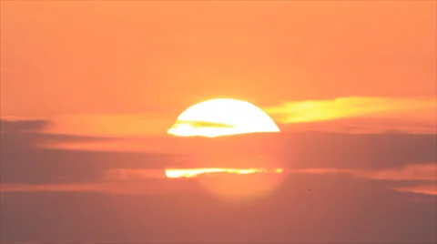 Sunset clouds Stock Footage 46413017