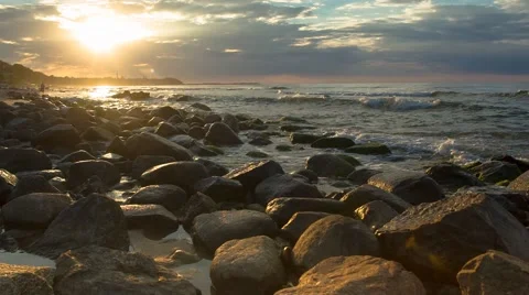 Sunset in the Clouds Stock Footage 67460080