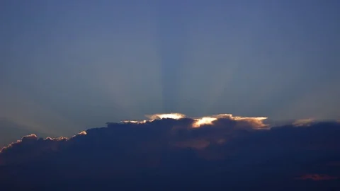 Sunset With Clouds Video stock 85108626