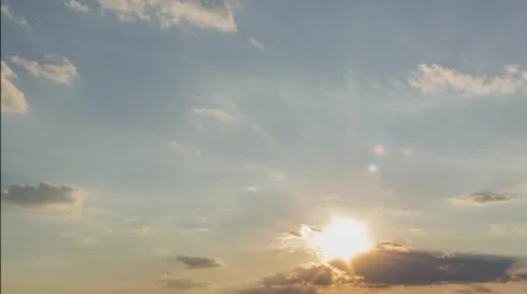Sunset Clouds In Motion 4 4K Stock Footage 52678334