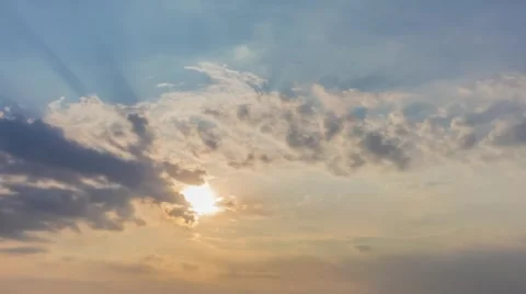 Sunset Clouds In Motion 8 4K Stock Footage 53315566
